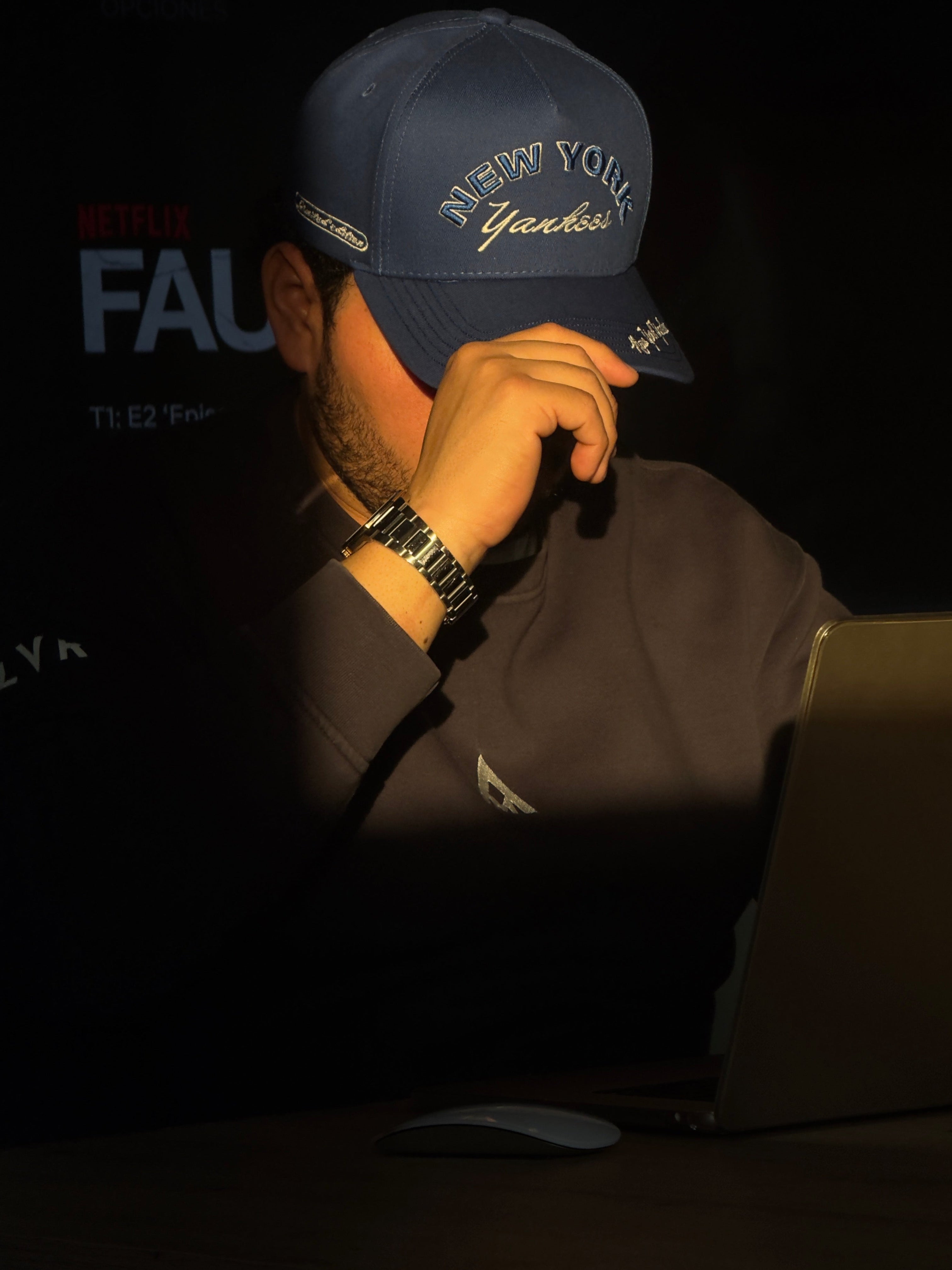 Gorra Junior Europa — Azul